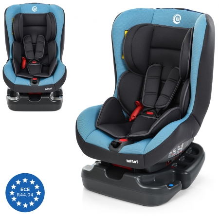 Детское автокресло от рождения до 4 лет El Camino Infant ME 1010 Blue Shadow серо-голубой