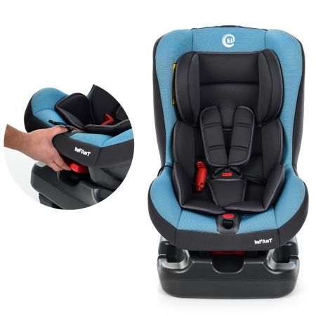 Детское автокресло от рождения до 4 лет El Camino Infant ME 1010 Blue Shadow серо-голубой
