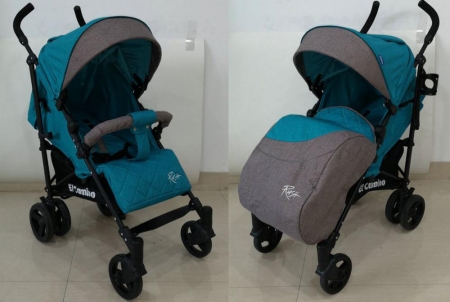 Детская прогулочная коляска El Camino Rush, ME 1013L Turquoise