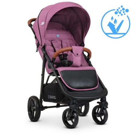 Всесезонная прогулочная коляска El Camino X4 ME 1024 Plum сливовый