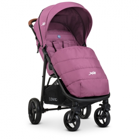 Всесезонная прогулочная коляска El Camino X4 ME 1024 Plum сливовый