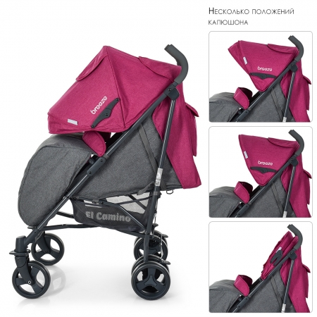 Прогулочная коляска-трость El Camino Breez ME 1029 Pink