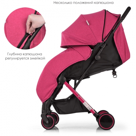 Детская прогулочная коляска El Camino Mimi ME 1036L Candy Pink