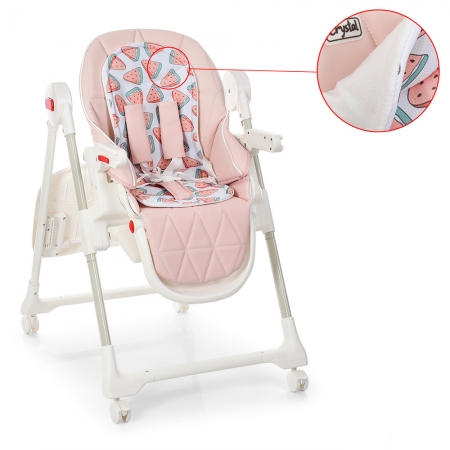 Стульчик для кормления El Camino Crystal ME 1037 Watermelon Pink розовый