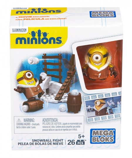 Конструктор "Миньоны-весельчаки" Mega Bloks (в асс.)