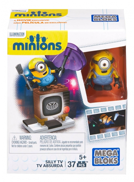 Конструктор "Миньоны-весельчаки" Mega Bloks (в асс.)