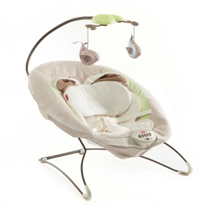 Шезлонг баунсер МОЙ МАЛЕНЬКИЙ ЗАЙЧИК Fisher Price Bouncer, My Little Snugabunny