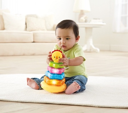 Детская пирамидка Fisher-Price Львенок с музыкой и огоньками