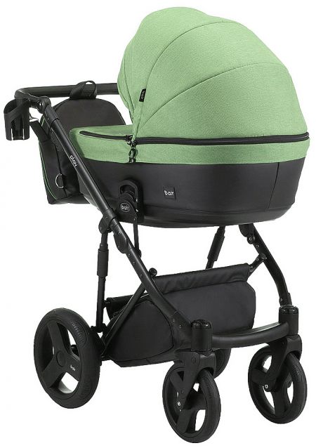 Коляска 2 в 1 Bair Play Plus Soft BPS-946 оливка - хаки (кожа)