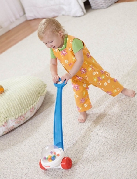 Каталка Fisher Price Попкорн Brilliant Basics Corn Popper