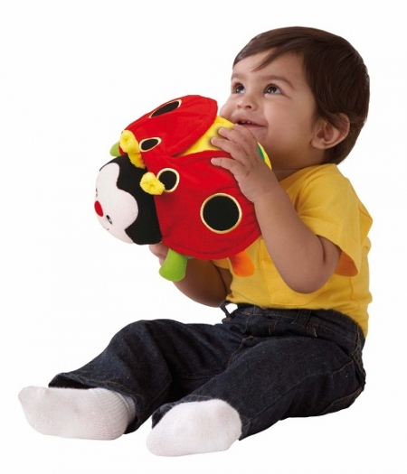 Развивающая мягкая игрушка мяч «Божья коровка» VTech Count & Hug Bug