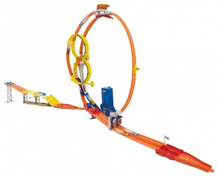 Напольно-настенный трек Hot Wheels Гонки в мертвой петле Хот Вилс