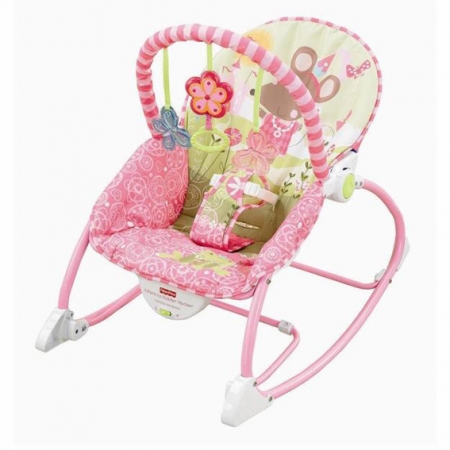 Кресло-качалка, детский шезлонг ПРИНЦЕССА МЫШЬ Fisher-Price