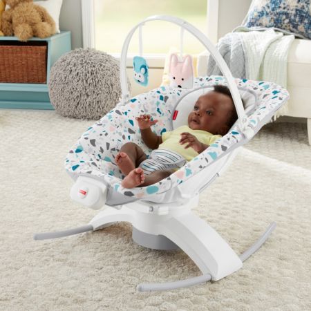 Укачивающий центр Fisher-Price детские качели 2 в 1 МОРСКАЯ ВОЛНА 2-in-1 Deluxe Soothe 'n Play