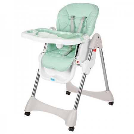 Стульчик для кормления, регулируется спинка, Bambi M 3216-5-2 мята