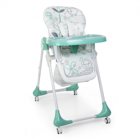 Стульчик для кормления с регулируемой спинкой Bambi M 3233 Lamb Mint