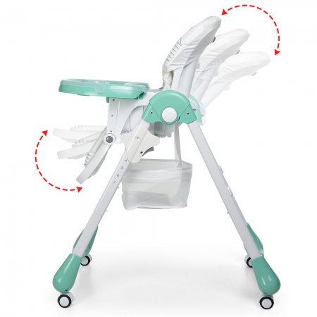 Стульчик для кормления с регулируемой спинкой Bambi M 3233 Lamb Mint