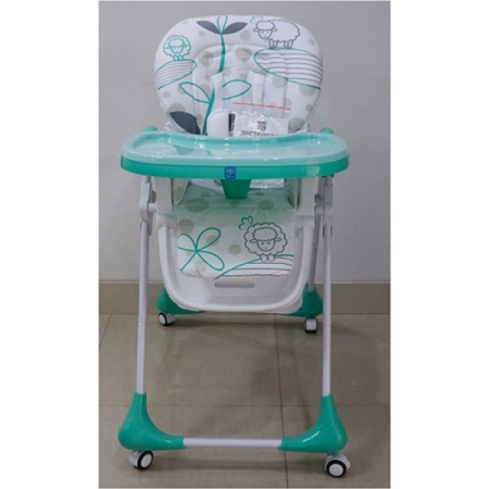 Стульчик для кормления с регулируемой спинкой Bambi M 3233 Lamb Mint