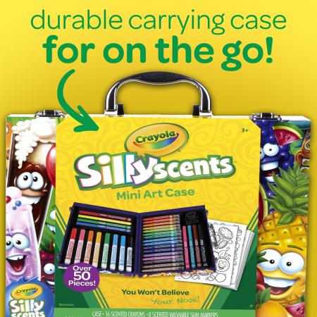 Набор для рисования Crayola с ароматизированными фломастерами и раскрасками