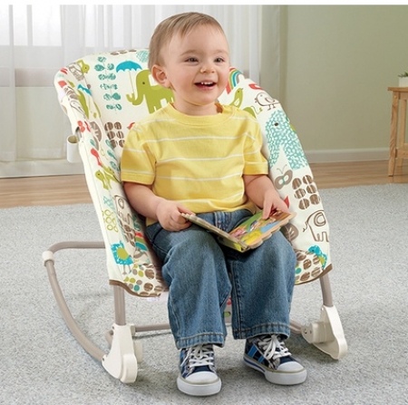 Кресло-качели люкс Fisher-Price АЛФАВИТ США (от 0 до 3-х лет)