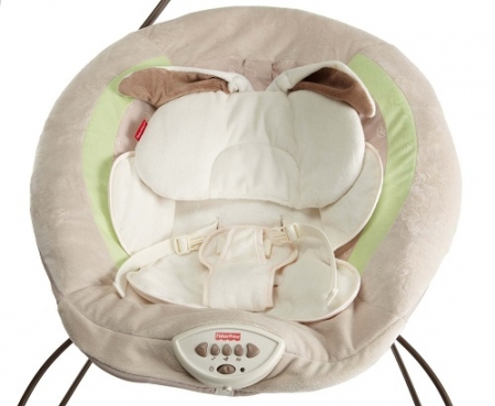 Шезлонг баунсер МОЙ МАЛЕНЬКИЙ ЗАЙЧИК Fisher Price Bouncer, My Little Snugabunny