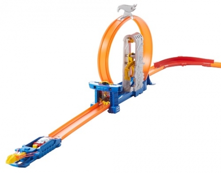 Хот Вилс Мегатрек Двойное ускорение Hot Wheels Track Builder Total Turbo Takeover Track Set