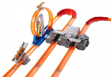 Хот Вилс Мегатрек Двойное ускорение Hot Wheels Track Builder Total Turbo Takeover Track Set