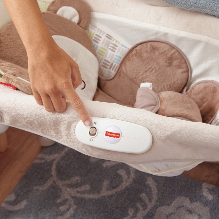 Кроватка, люлька для новорожденного Fisher-Price Deluxe Rock 'n Play Sleeper, Snugamonkey
