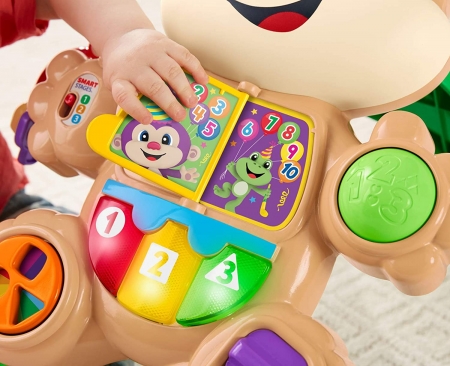 Музыкальные ходунки толкатель Умный щенок Fisher-Price Learn with Puppy Walker