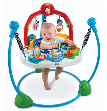 Прыгунки для малышей «Веселая ферма» Fisher-Price Laugh and Learn Jumperoo