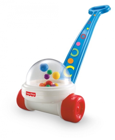 Каталка Fisher Price Попкорн Brilliant Basics Corn Popper