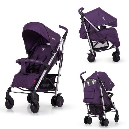 Коляска прогулочная CARRELLO Arena CRL-8504 Ultra Violet в льне аллюминий ш.к./1/ MOQ