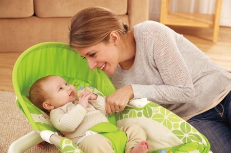 Детское кресло-качели  Fisher Price от 0 до 18 кг ЛЬВЕНОК  (люкс-класс)