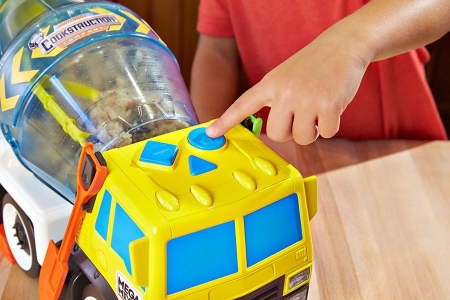 Машина бетономешалка настоящий миксер Matchbox Cookstruction Mega Mixe