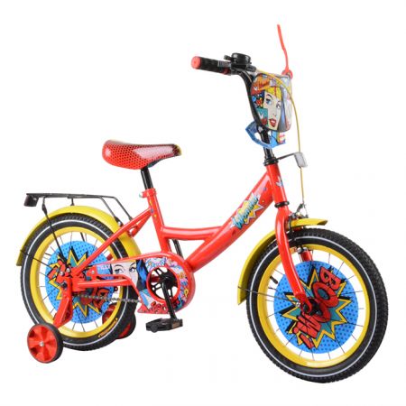 Велосипед TILLY Wonder 16" T-216219 red + yellow /1/