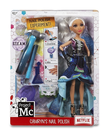 Кукла Камрин с экспериментом Лак для Ногтей  Project Mc2