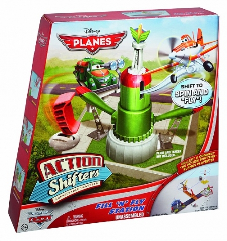 Игровой набор "Идем на взлет"  Дисней Самолеты Disney Planes Action Shifters Chugs Fill N Fly Playset