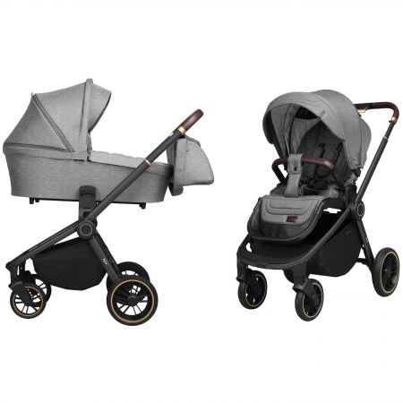 Коляска универсальная CARRELLO Epica CRL-8510/1 (2in1) Silver Grey +дождевик /1/