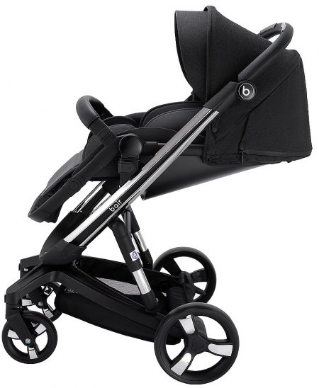 Коляска 2 в 1 Bair Electra B-touch system BE-01 black (черный)