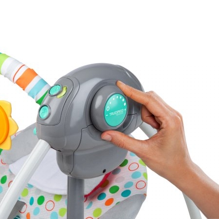 Электронные качели Bright Starts Маленькие Джунгли Брайт Старс Itsy Bitsy Jungle Portable Swing