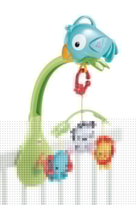 Музыкальное мобиле "Веселый попугай" 3 в 1 Fisher-Price