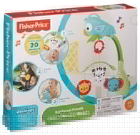 Музыкальное мобиле "Веселый попугай" 3 в 1 Fisher-Price