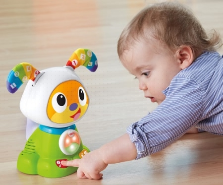 Интерактивная игрушка Фишер Прайс - Щенок робота Бибо Fisher-Price Dance & Move BeatBowWow