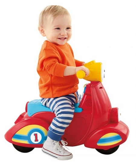 Fisher Price обучающий скутер с технологией SMART STAGES  Laugh & Learn Scooter
