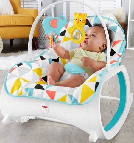 Шезлонг кресло-качалка Fisher Price ДЕТСКИЕ МЕЧТЫ, от 0 до 3-х лет. Оригинал США