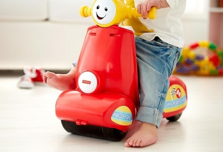 Fisher Price обучающий скутер с технологией SMART STAGES  Laugh & Learn Scooter