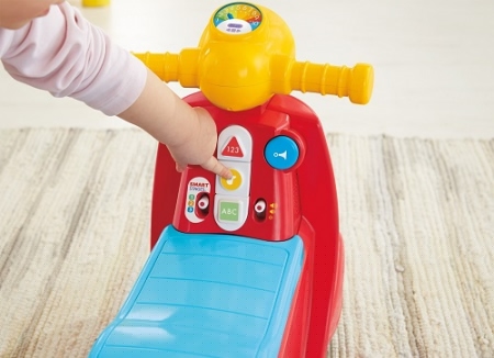 Fisher Price обучающий скутер с технологией SMART STAGES  Laugh & Learn Scooter