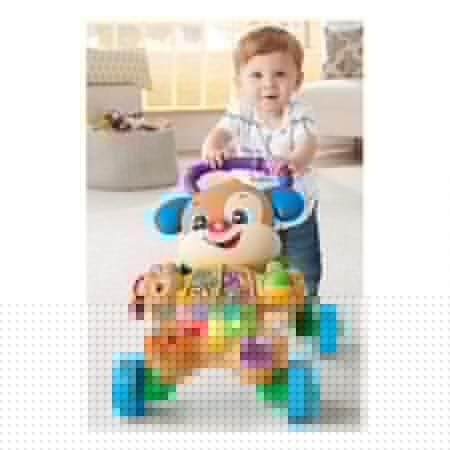 Музыкальные ходунки толкатель Умный щенок Fisher-Price Learn with Puppy Walker