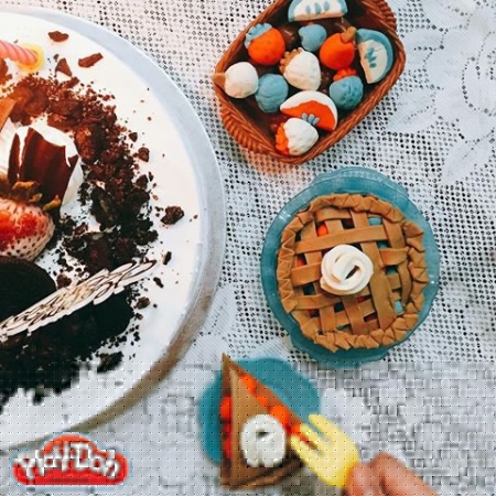 Play Doh набор пластилина Ягодный Пирог Плей До Playful Pies Set