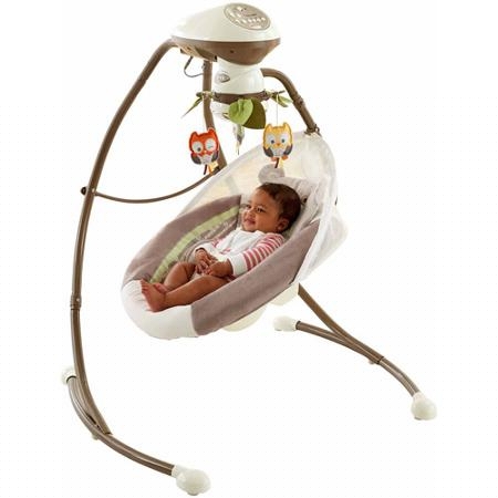 Колыбель-качели люкс-класса Мой Маленький Медвежонок Fisher-Price Fisher-Price My Little Snugabear Cradle 'n Swing